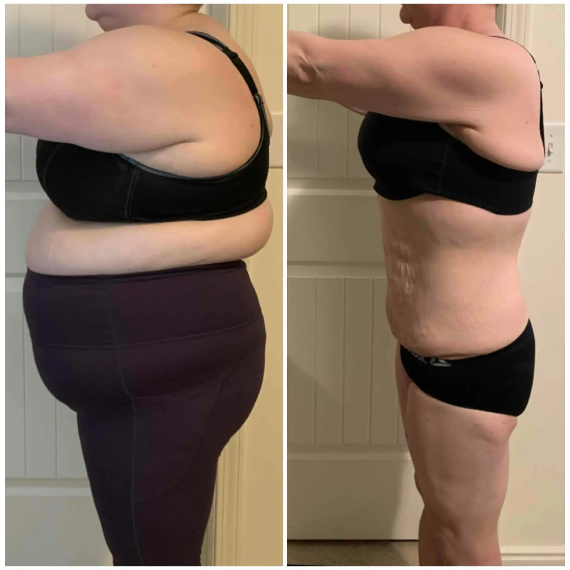Woman who was able to lose 80 pounds using Emma's coaching program