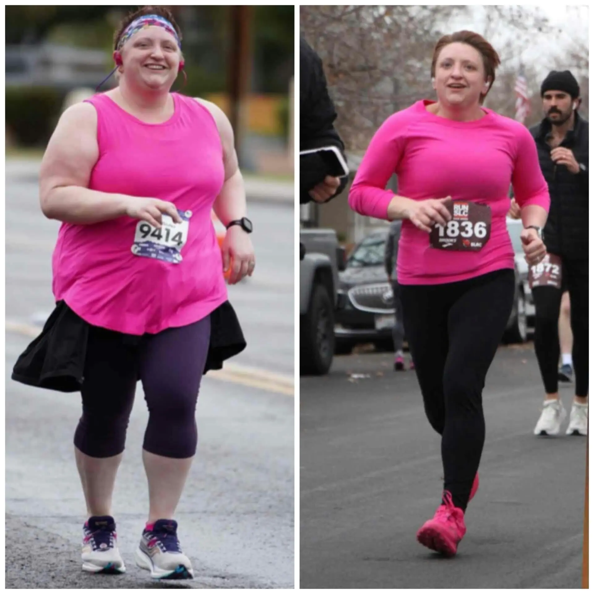 Woman who was able to get fit using Emma's coaching program