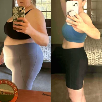 Woman who was able to lose 100 pounds using Emma's coaching program