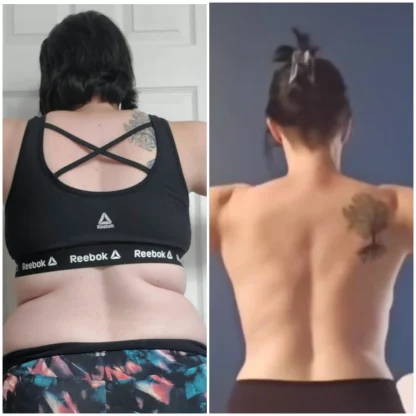 Emma Hooker's progression of losing weight